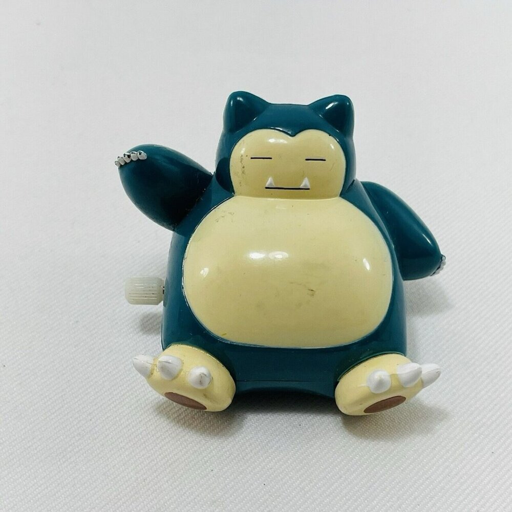 Nintendo Pokemon Snorlax Wind Up Toy Figure Sitting Waving Monster Chubby Belly